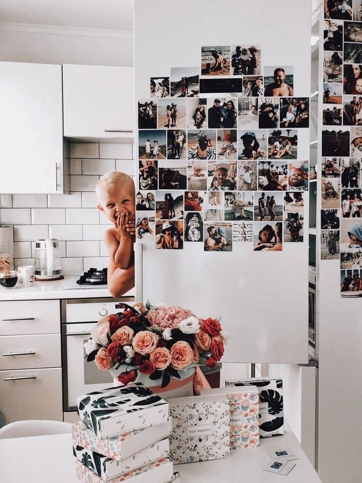 Photo Fridge Magnets - Custom Picture Refrigerator Magnet Set - Magnetic Backing - Perfect Gift For Home Decor  Decoration, Personalized Gift, Custom Gift