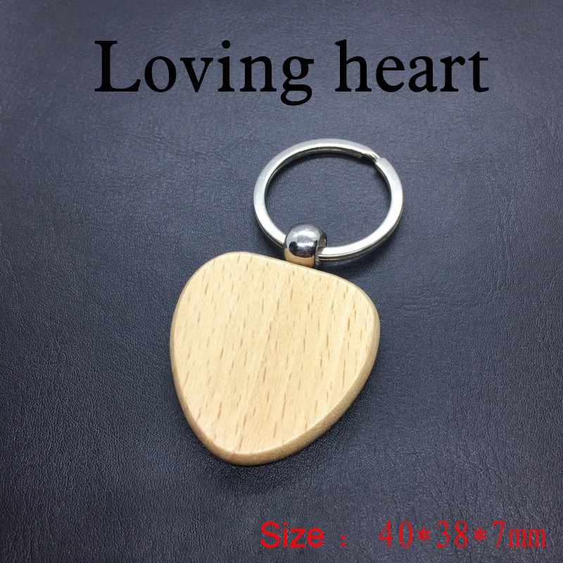 Custom Engraved Wooden Keychain with Name