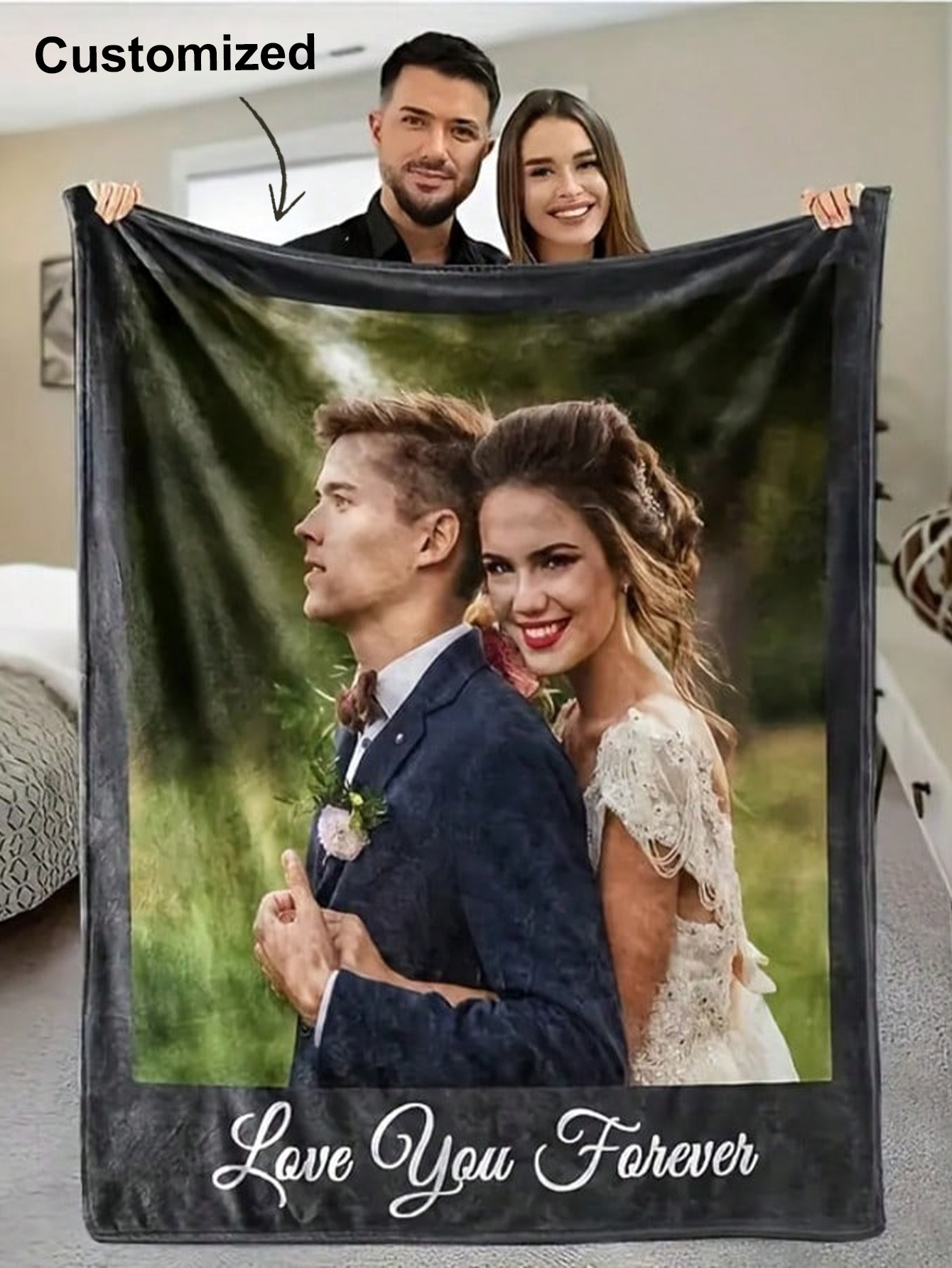 Personalized Love You Forever Blanket