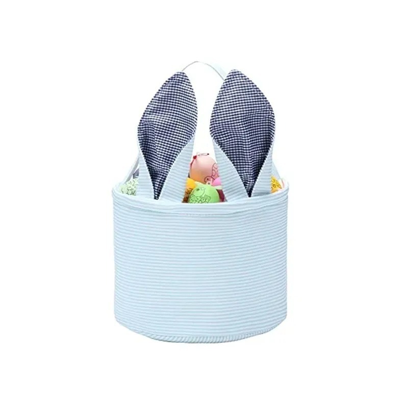 Custom Bunny Ear Easter Basket – Personalized Gift for Kids