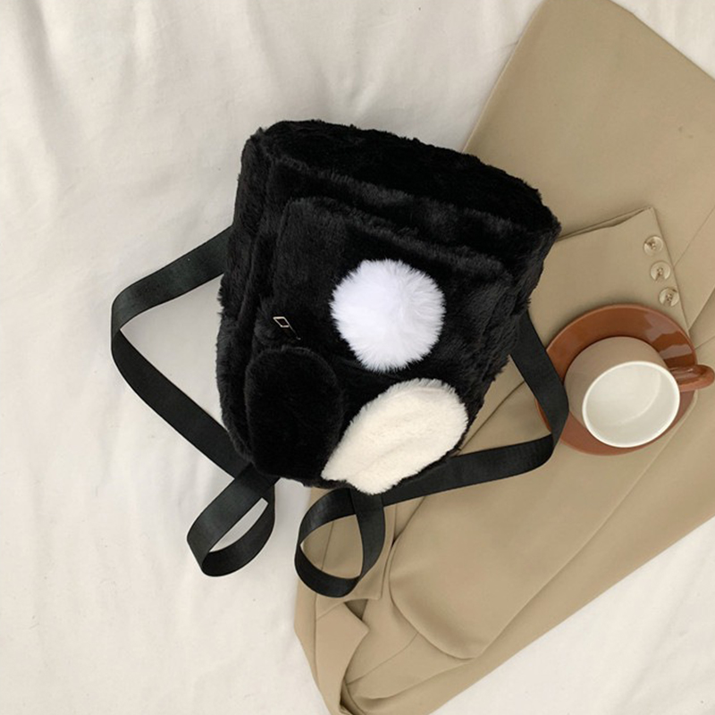 Custom Bunny Ear Fuzzy Backpack