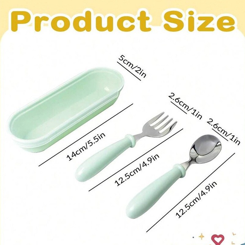 Personalized Stainless Steel Children's Tableware Set