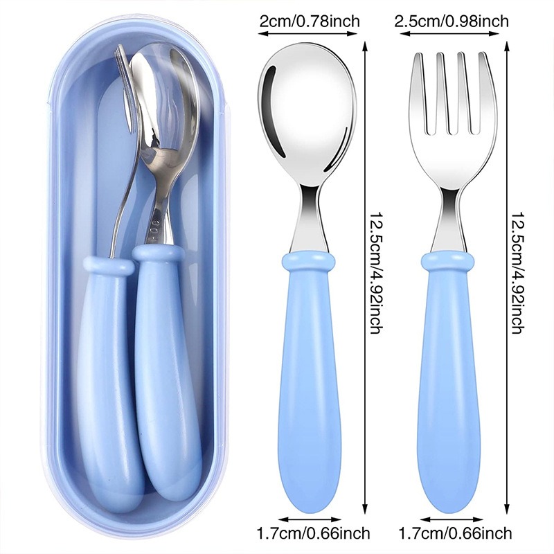 Personalized Stainless Steel Children's Tableware Set
