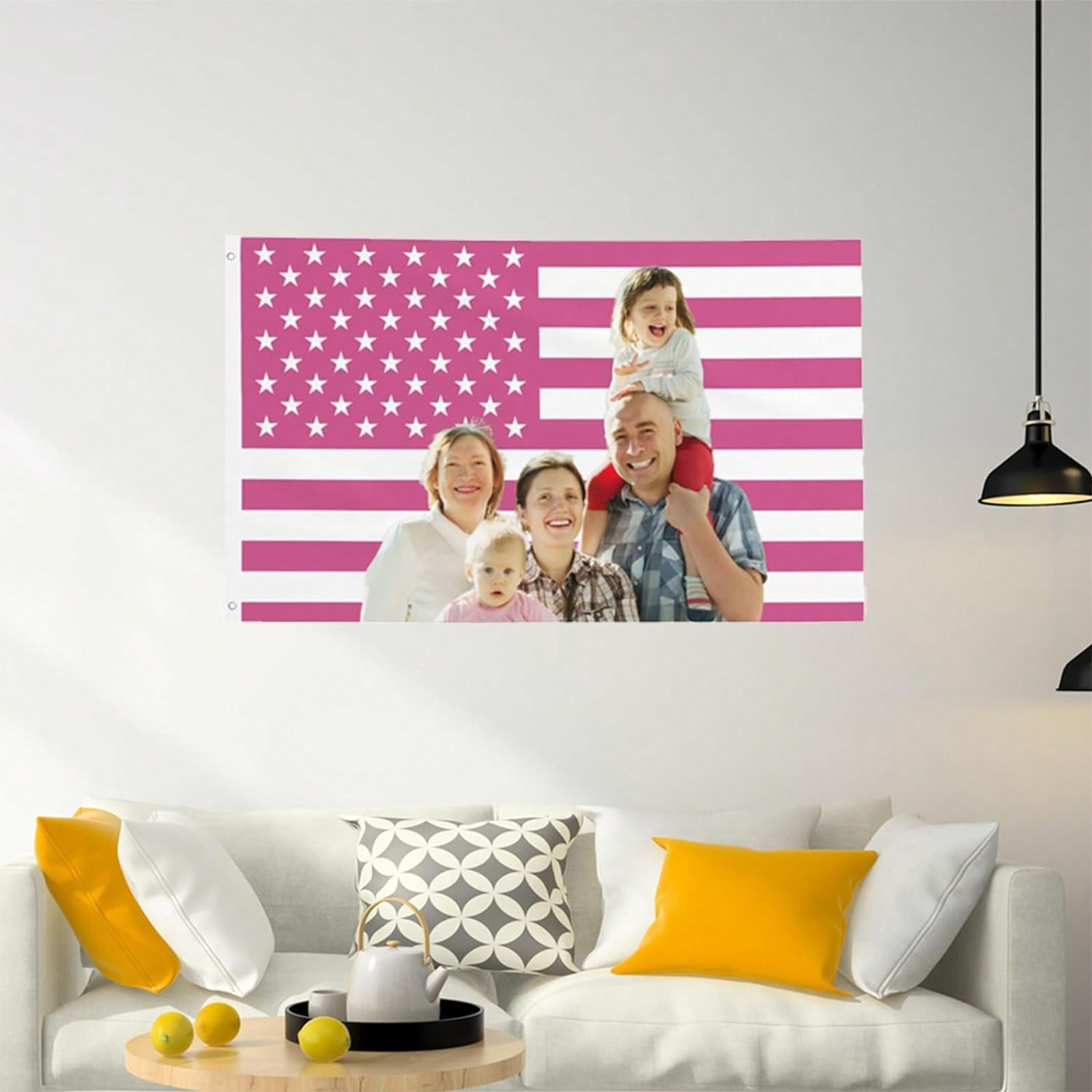 Usa Custom Flag Add Your Own Image/text