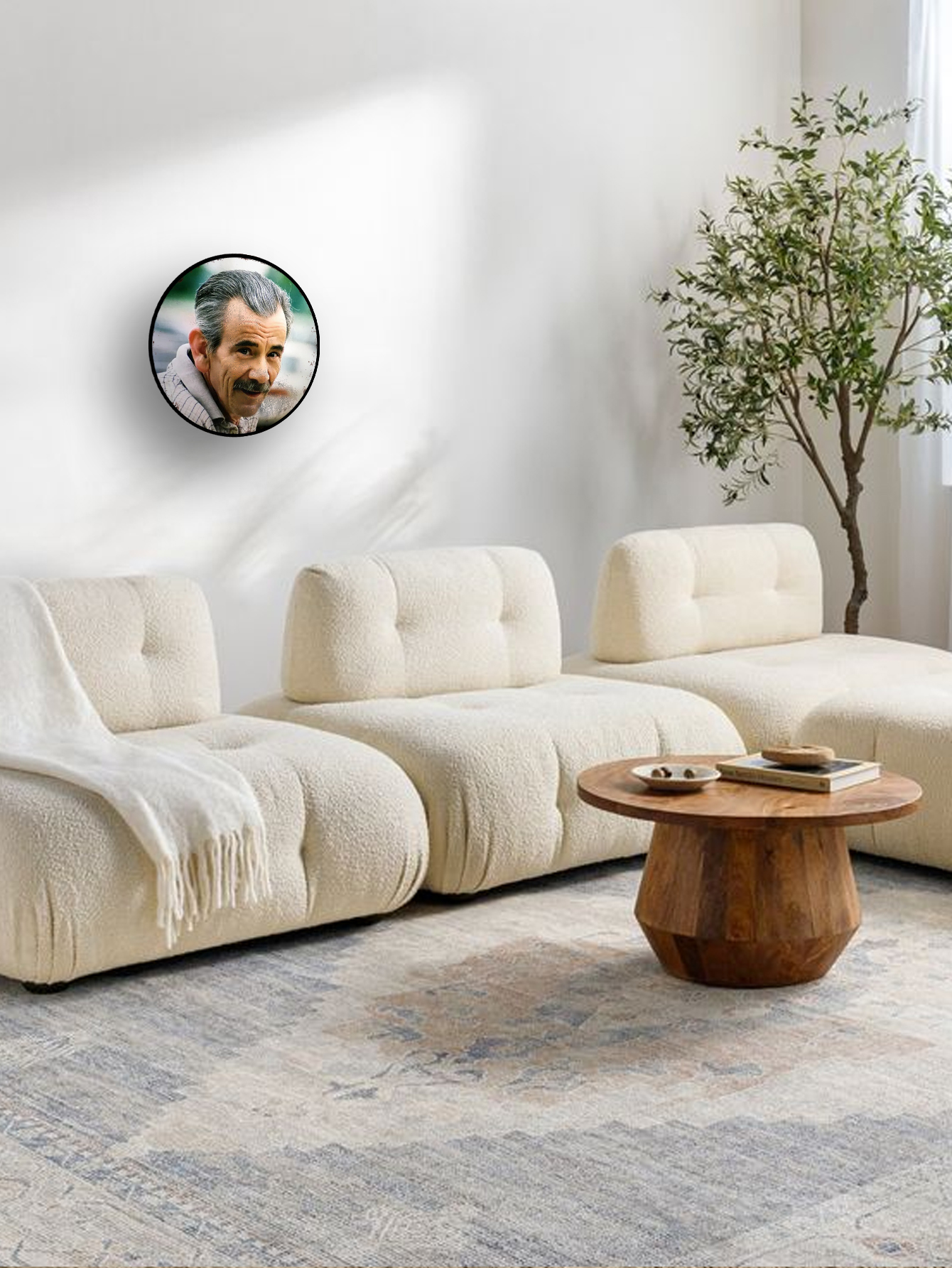 DIY Round Metal Wall Sign