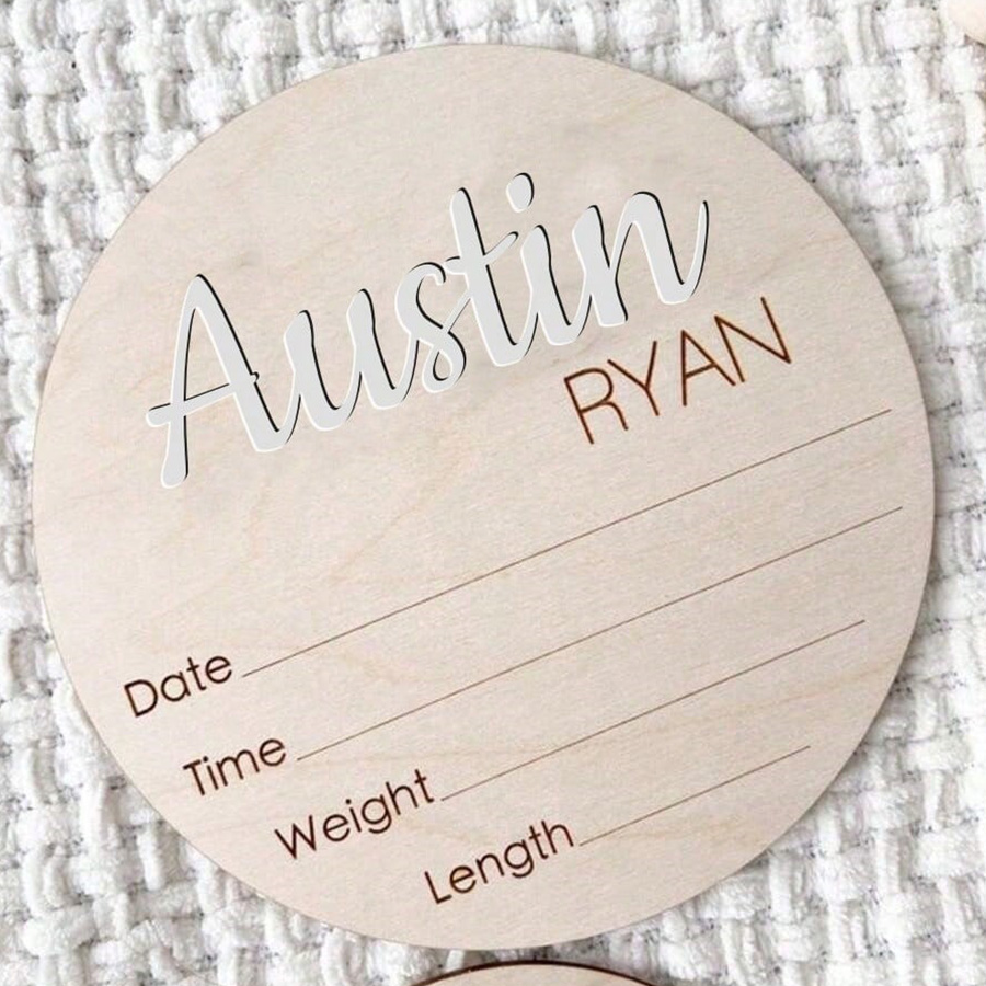 Colored Customized "Hello World" Wooden Sign