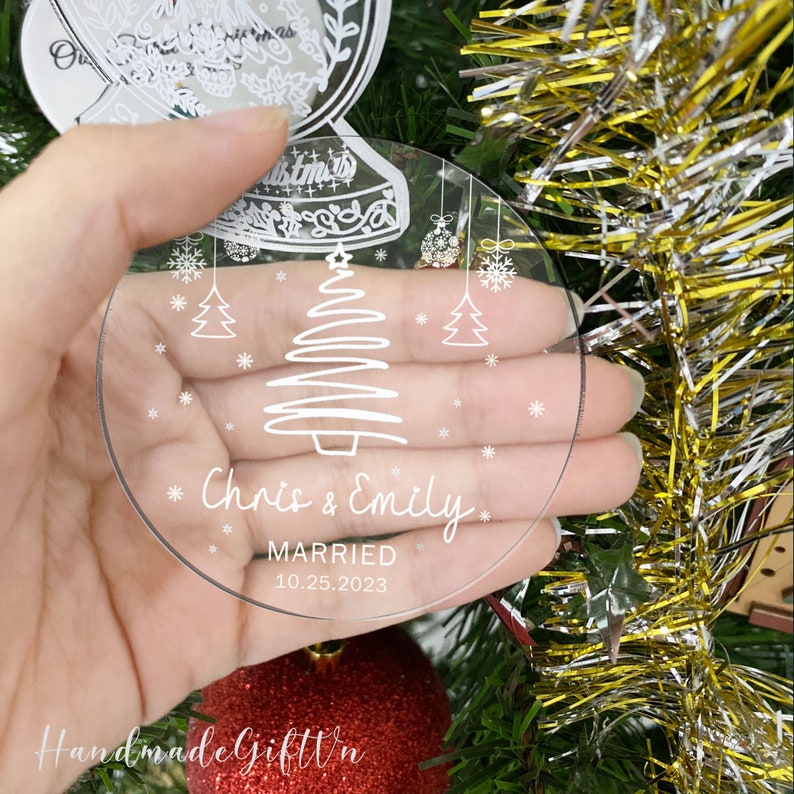 Customizable Christmas Acrylic Decoration