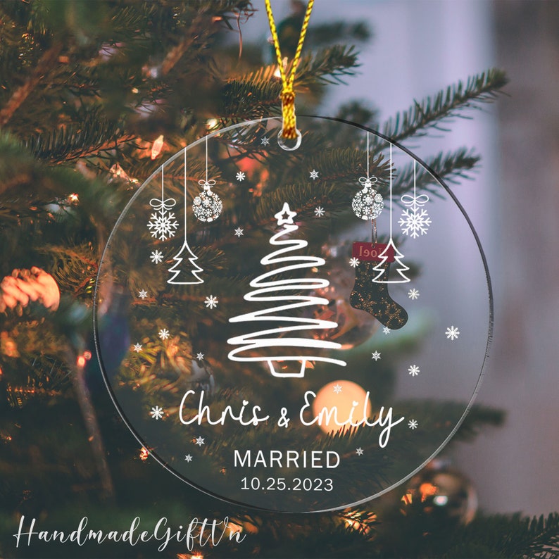Customizable Christmas Acrylic Decoration