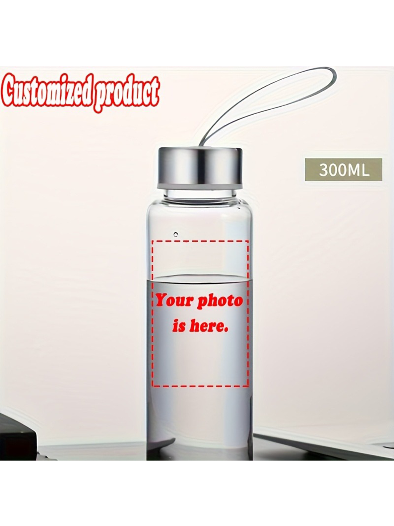 Customized 300/400/500ml plastic outdoor sports water bottle travel mugs, suitable for students, easy to use while cycling, and an excellent choice for Father's Day or graduation gifts.