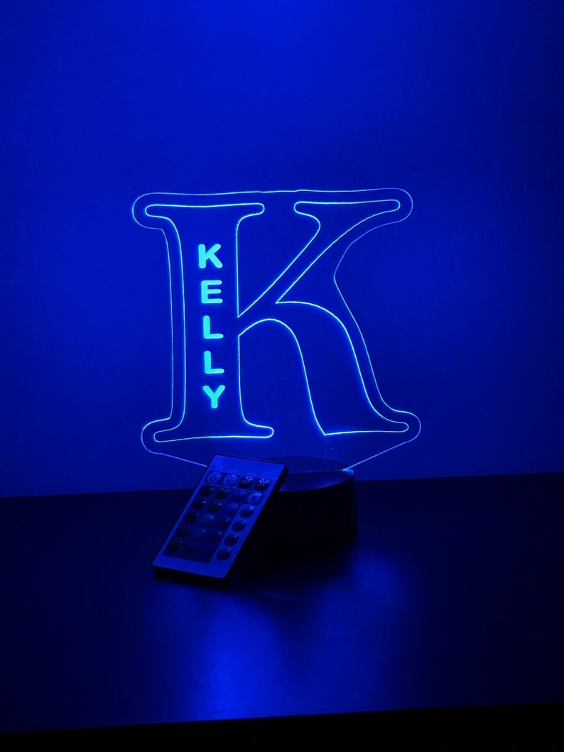 Personalized Alphabet LED Night Lamp