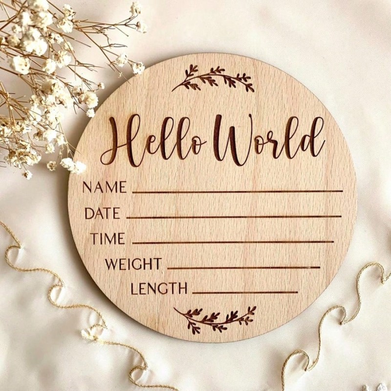 Personalized Baby Name Wooden Signs