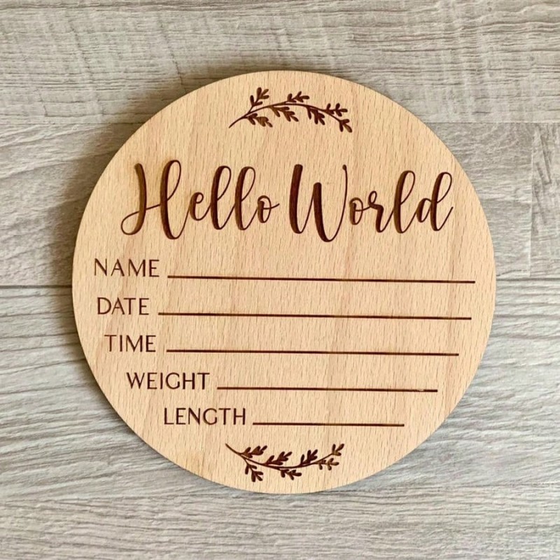 Personalized Baby Name Wooden Signs