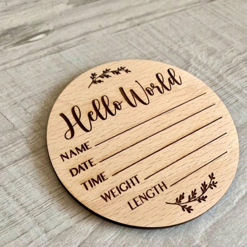 Personalized Baby Name Wooden Signs