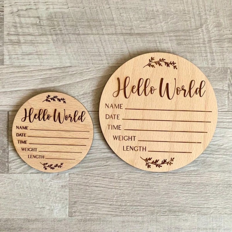 Personalized Baby Name Wooden Signs