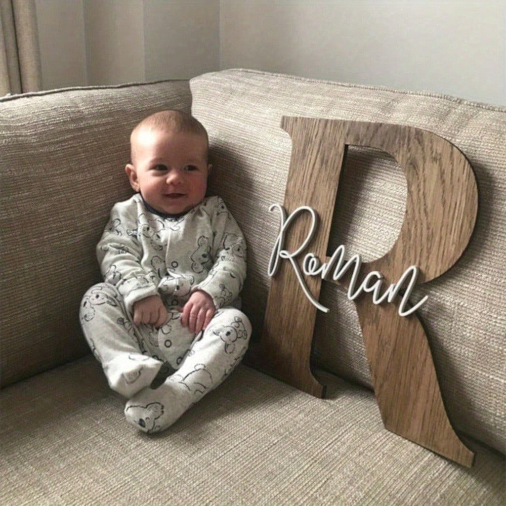 Custom Baby Name Wooden Sign