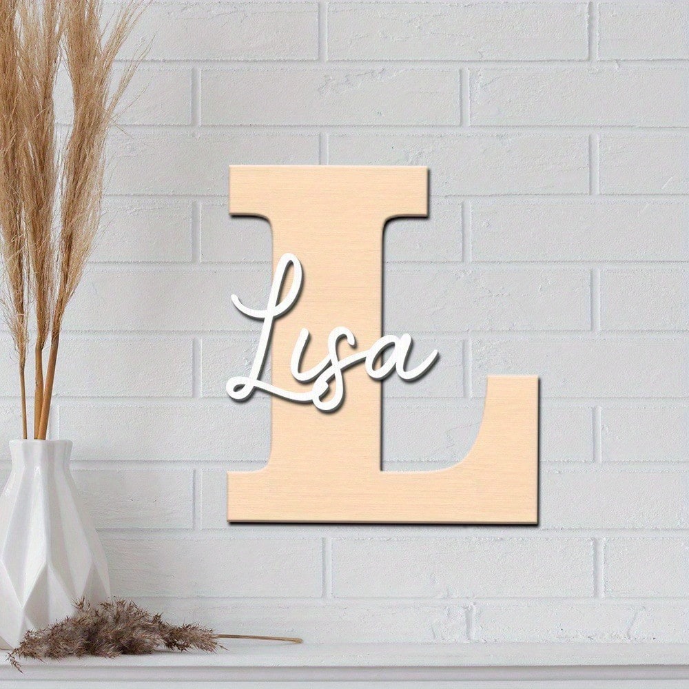 Custom Baby Name Wooden Sign