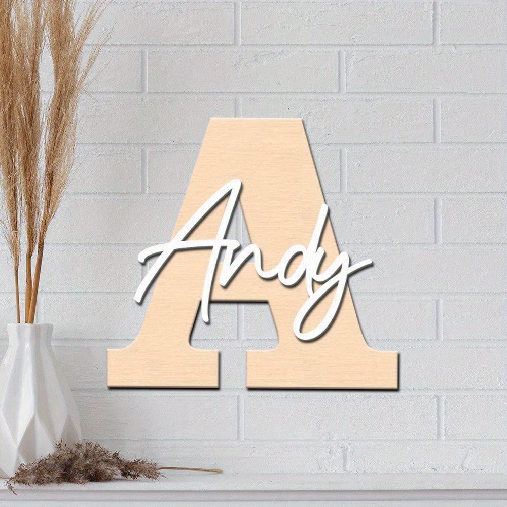 Custom Baby Name Wooden Sign