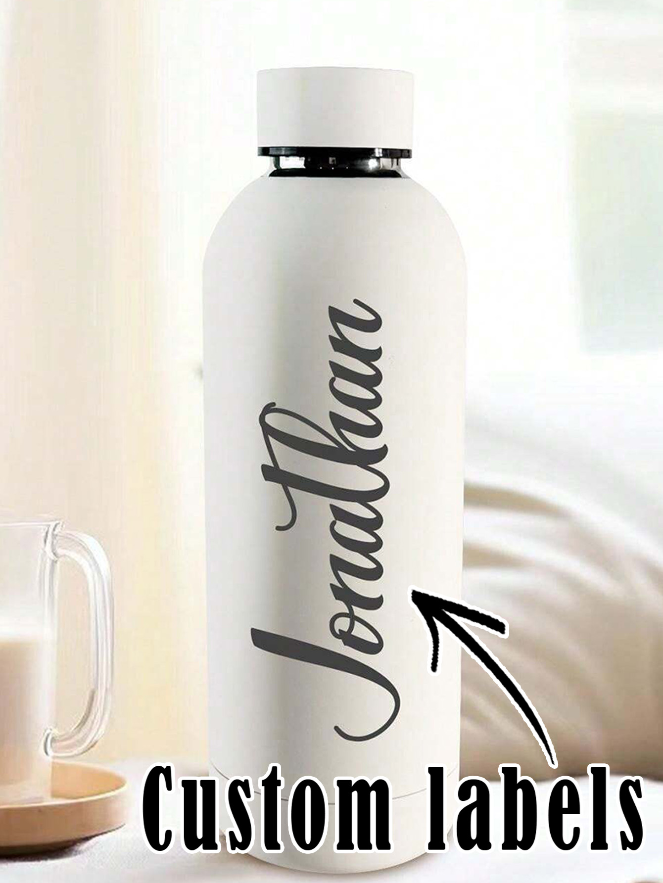 DIY Name Travel Mugs Stainless Steel