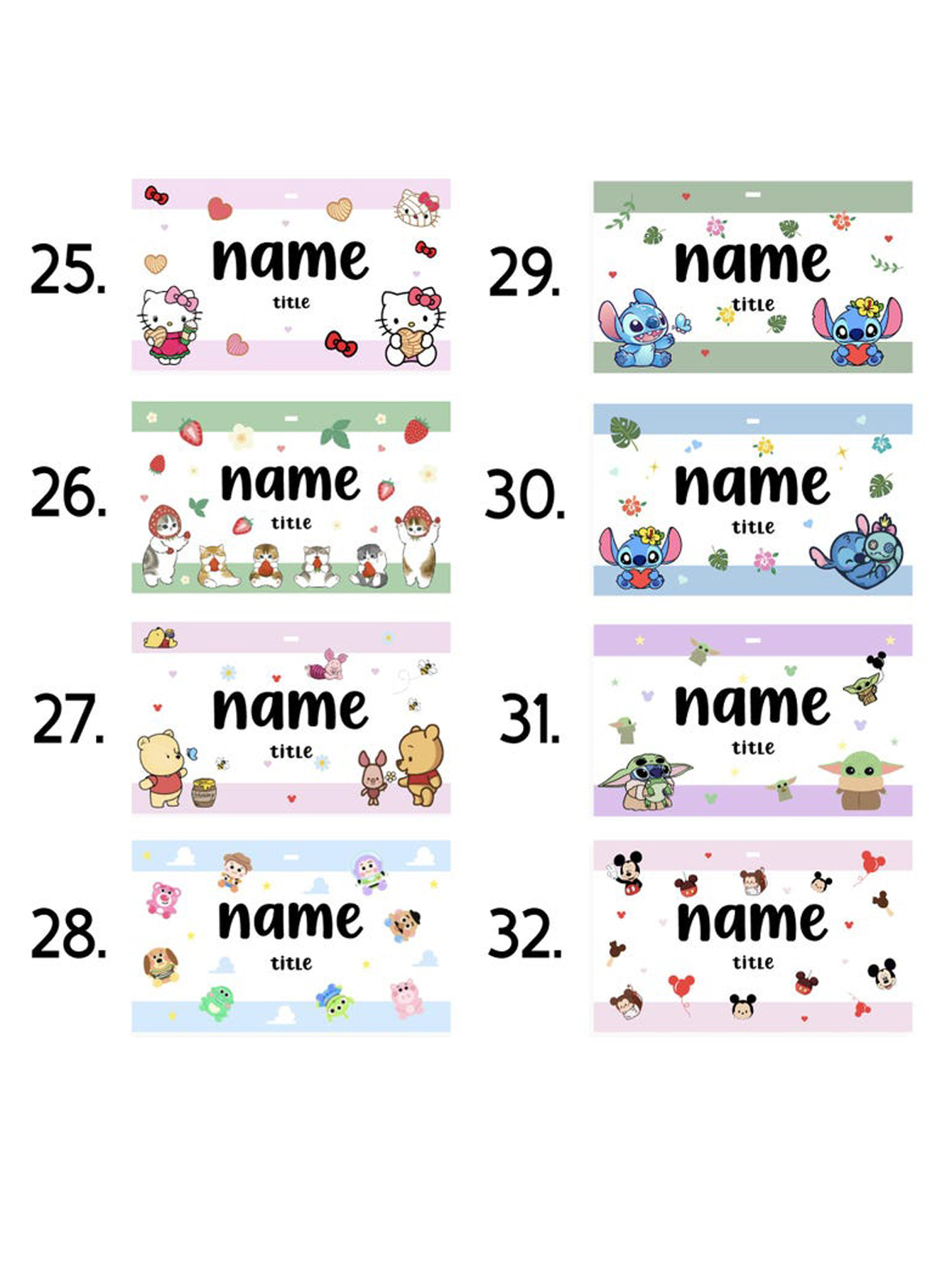 Cute Custom Badge Name Tags