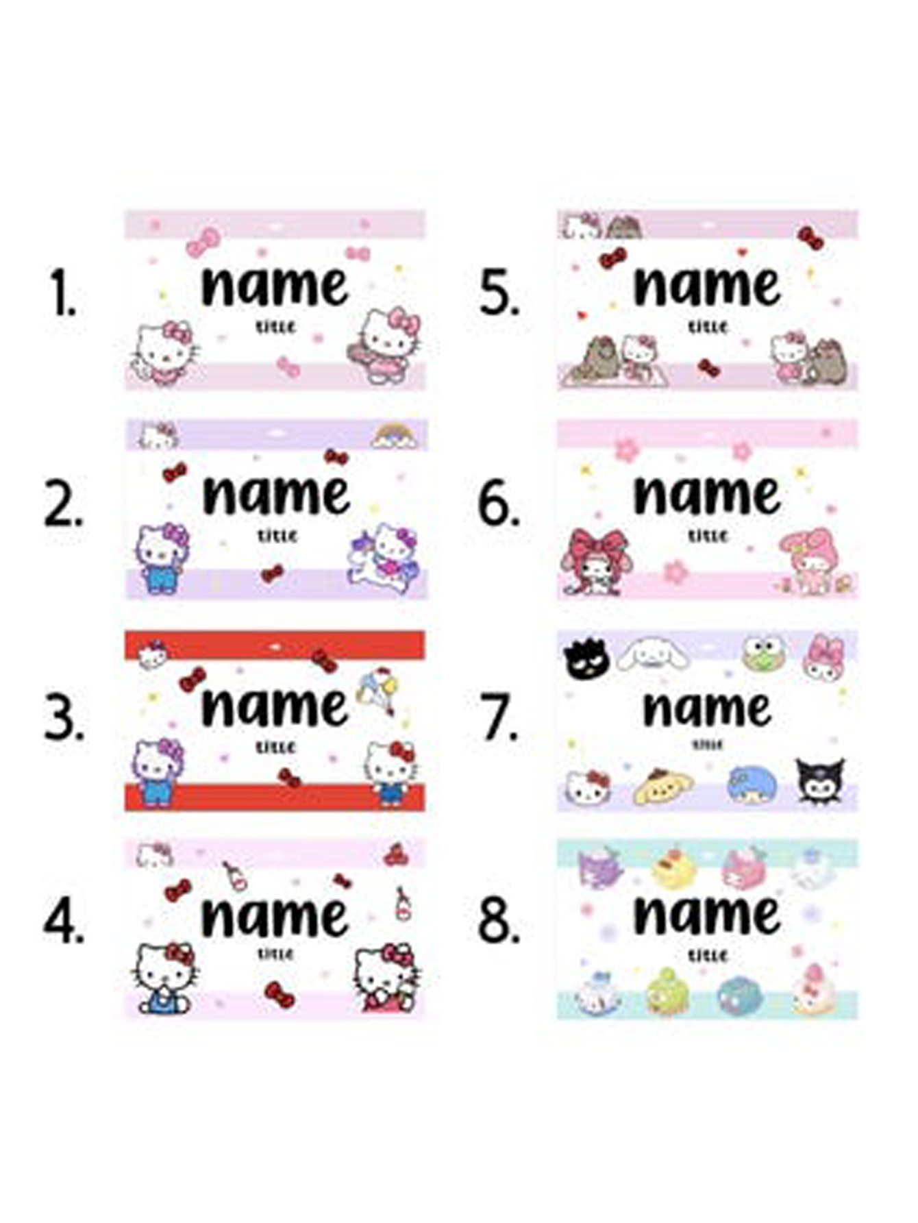 Cute Custom Badge Name Tags