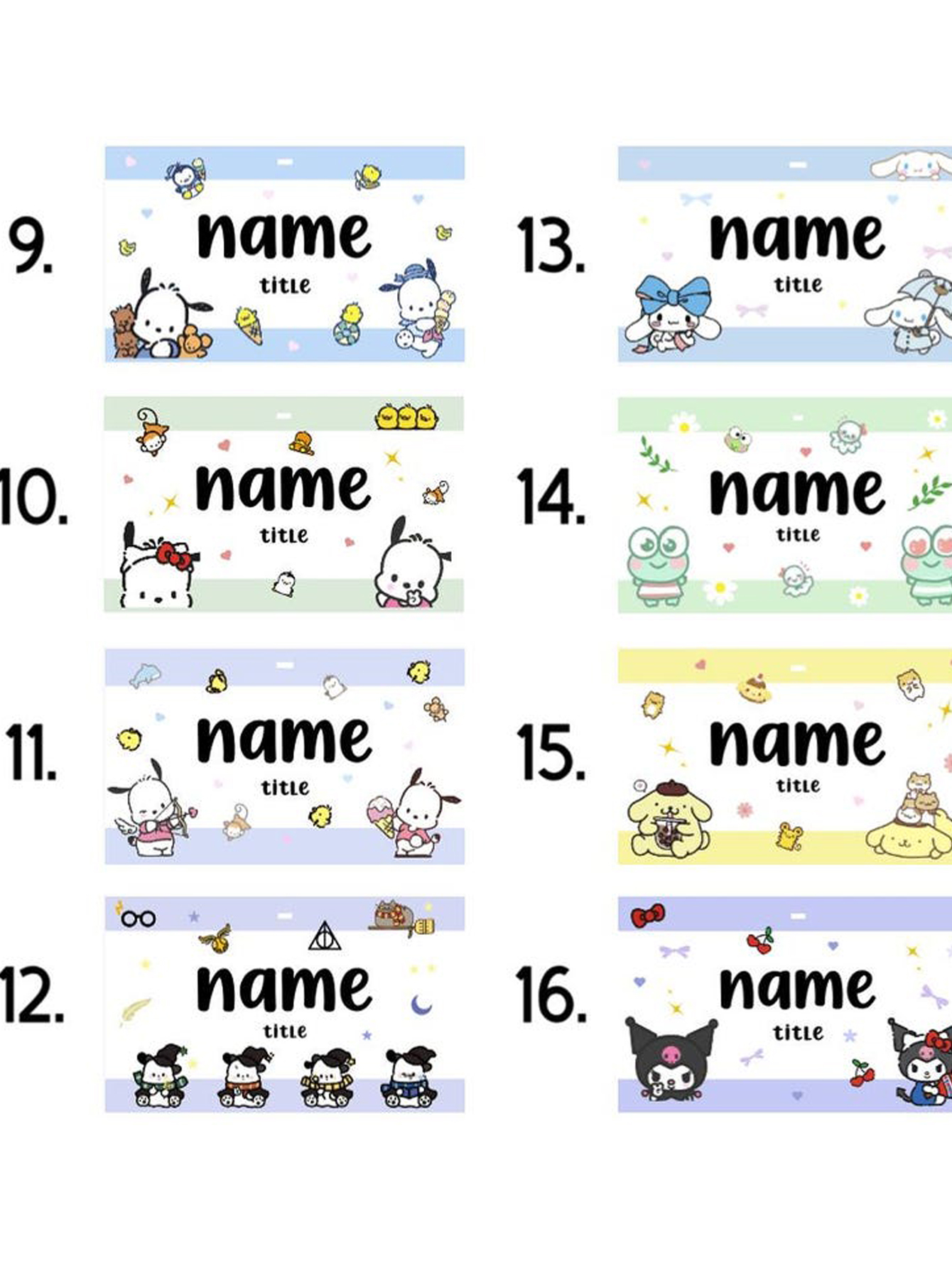 Cute Custom Badge Name Tags