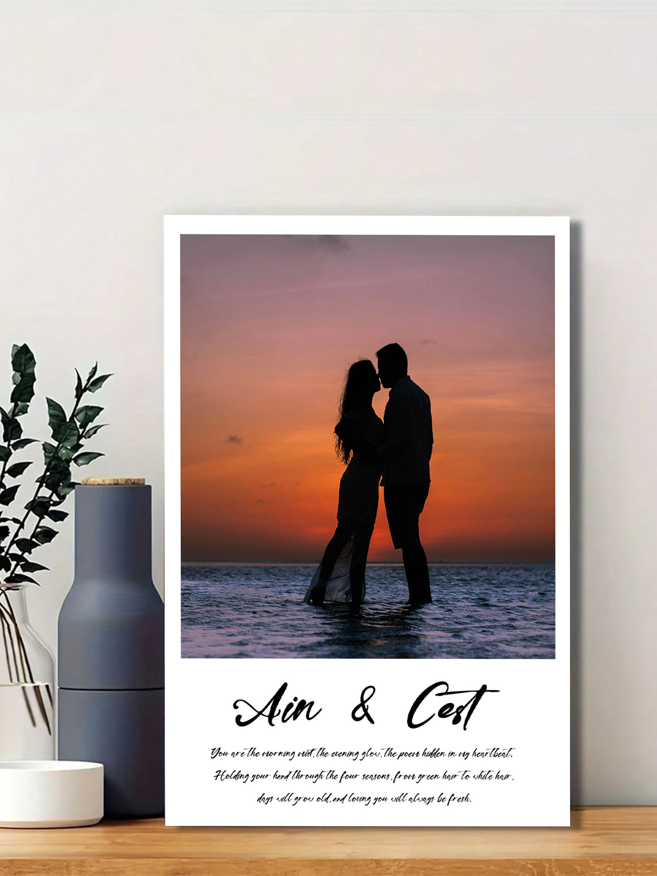 Customizable Framed Canvas Wall Art