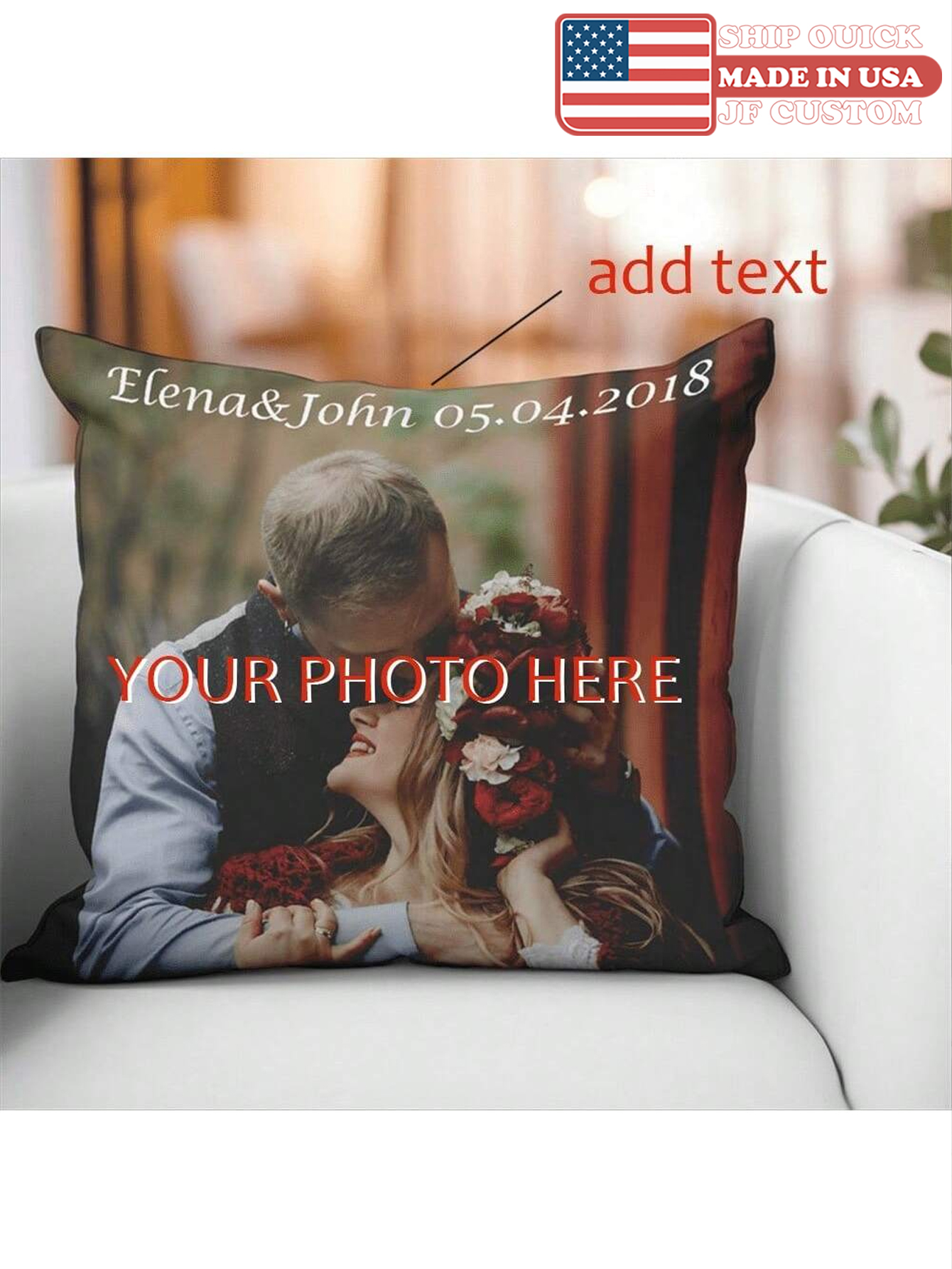 Custom Photo Pillowcase Gift