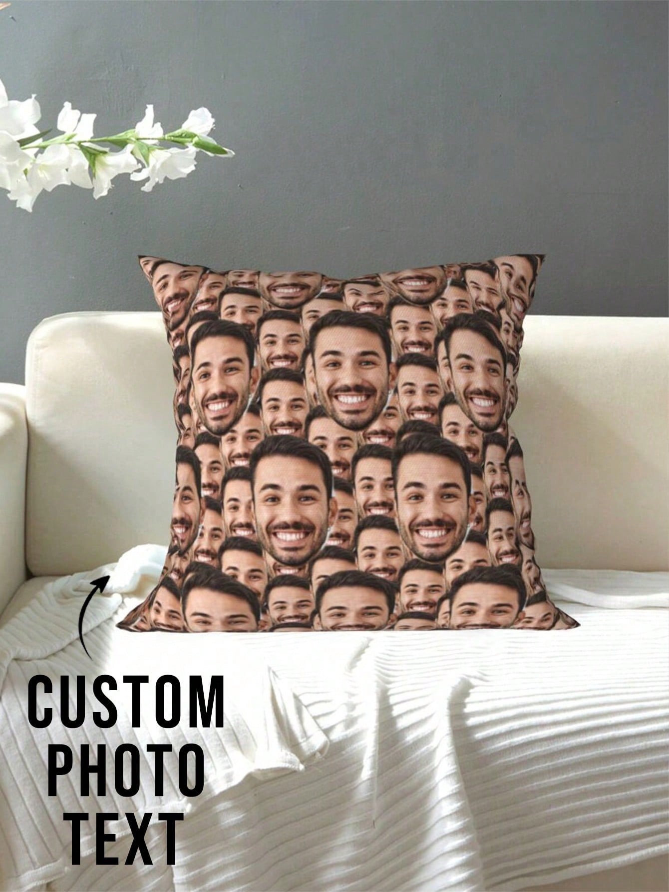 Custom Face Photo Pillowcase