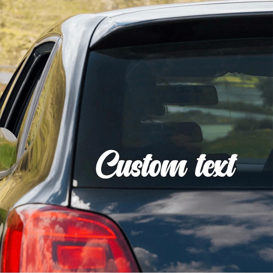 Custom Vinyl Letter Stickers – 20 Fonts & 20 Colors