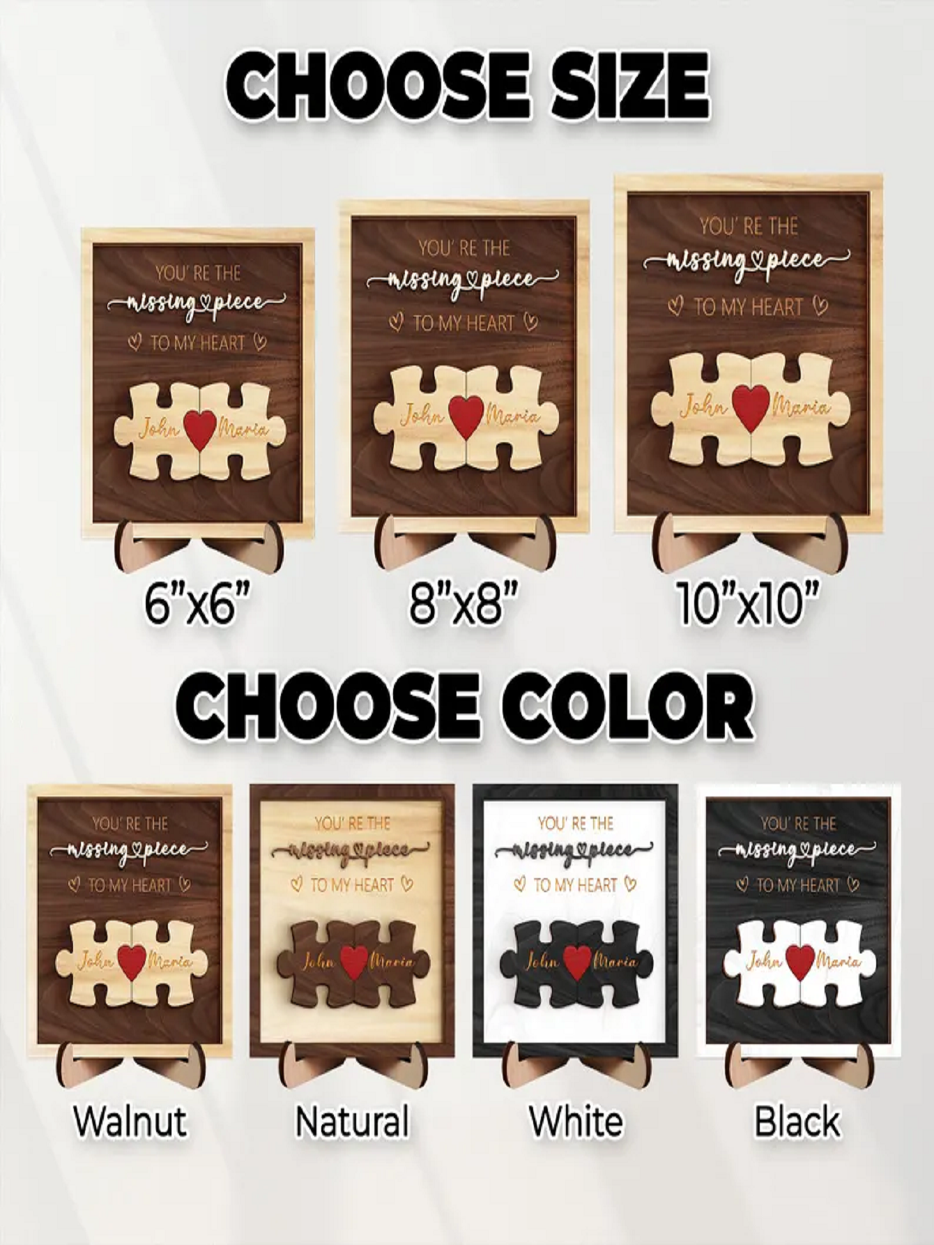 Personalized Puzzle Name Sign