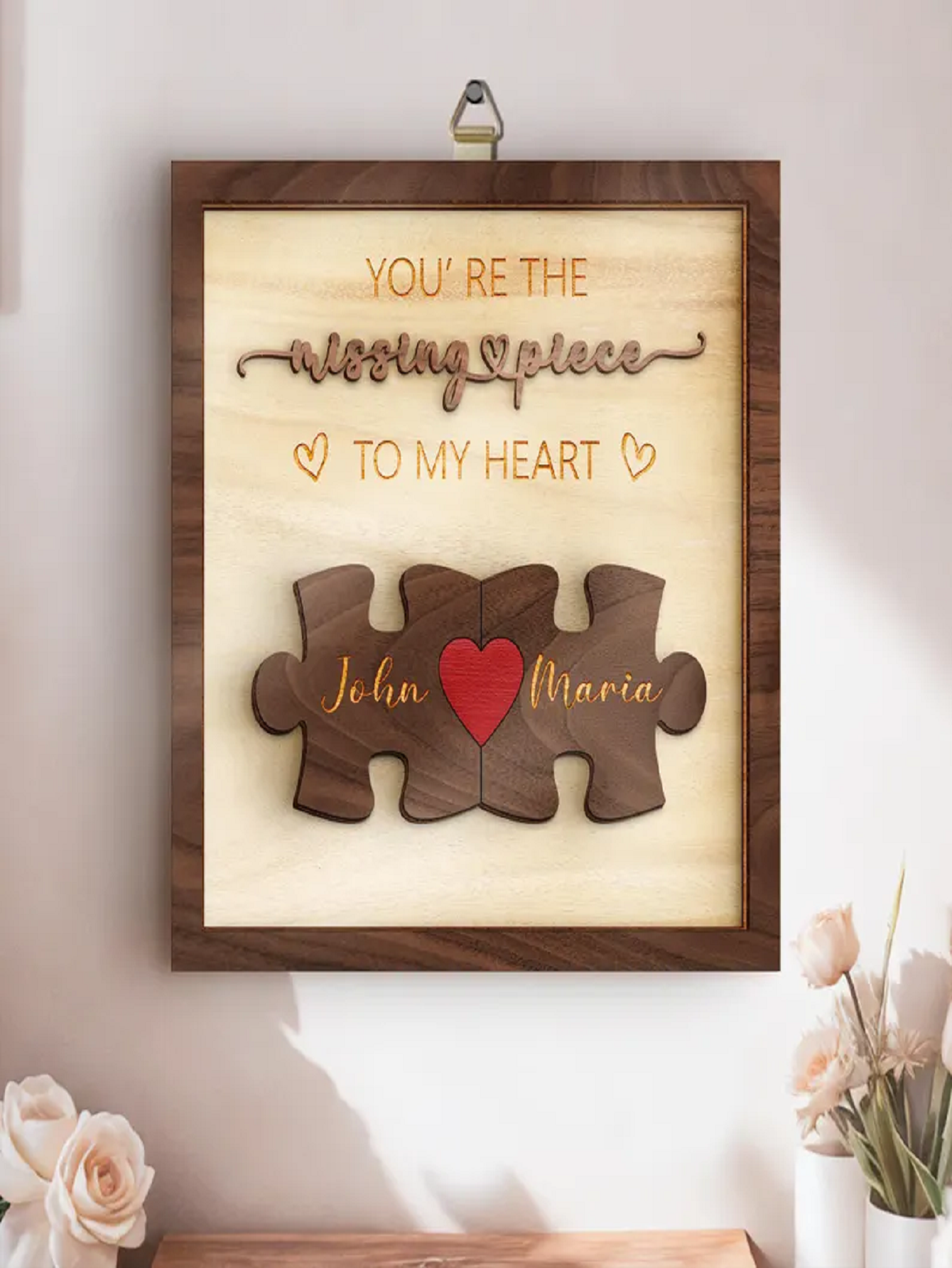 Personalized Puzzle Name Sign