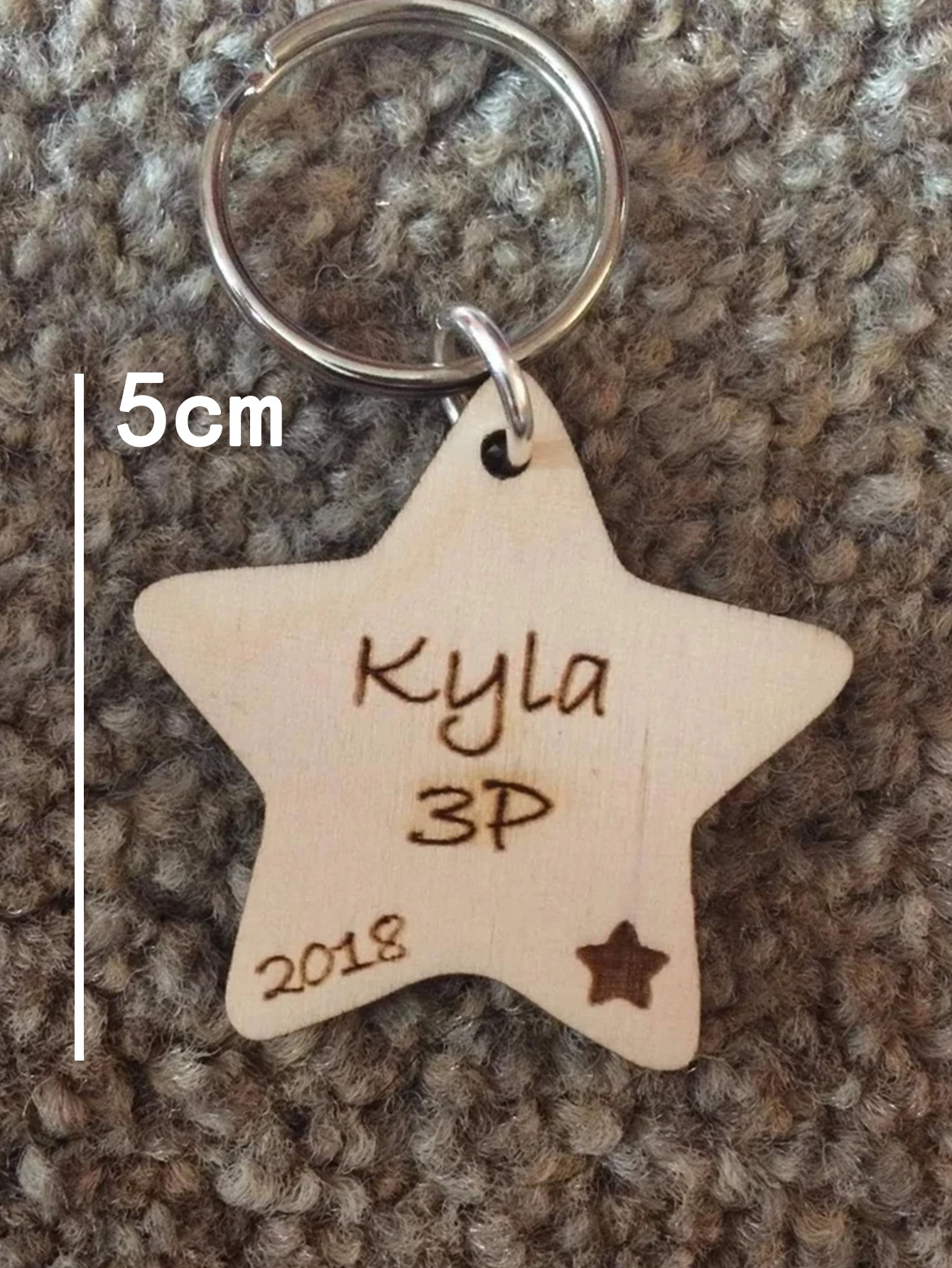 You're a Star Wooden Star Keyring