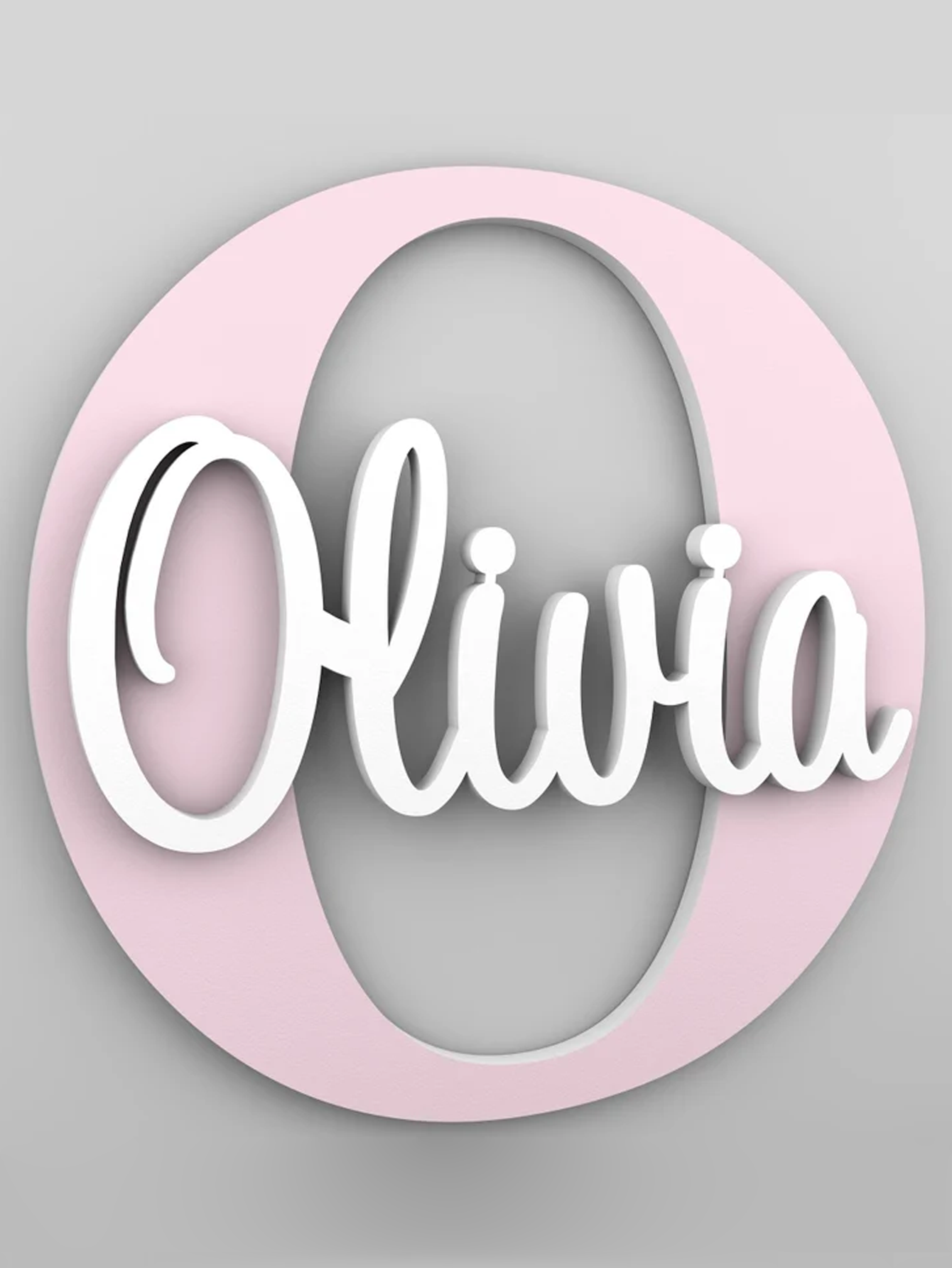 Personalized Wooden Nursery Name Sign
