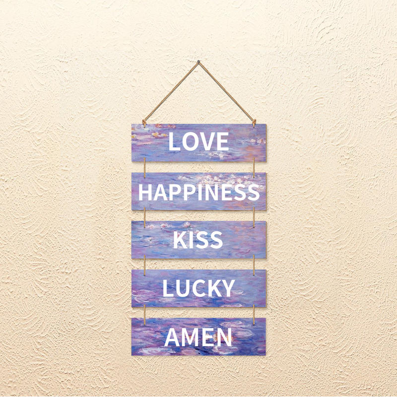 Custom Wooden Hanging Sign Board