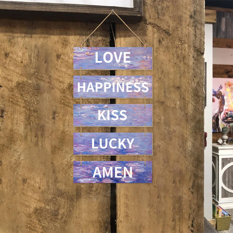 Custom Wooden Hanging Sign Board