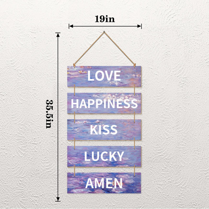 Custom Wooden Hanging Sign Board