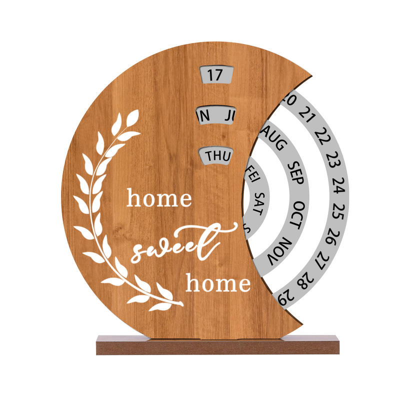 Custom Wooden Perpetual Calendar
