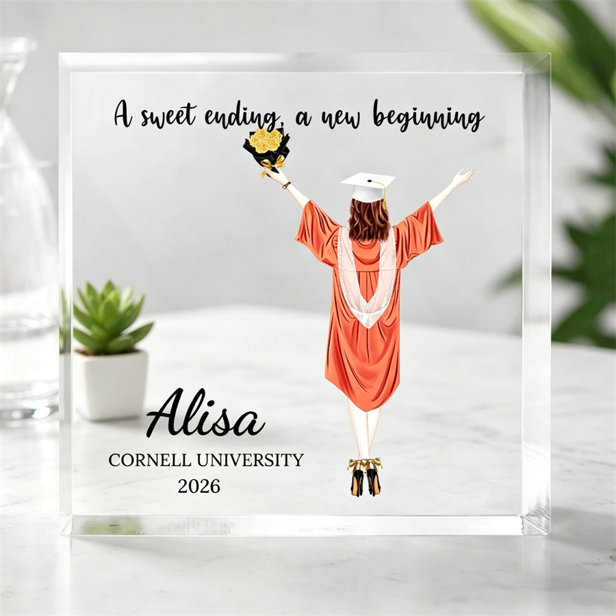 Personalized Graduation Acrylic Photo Block Gift