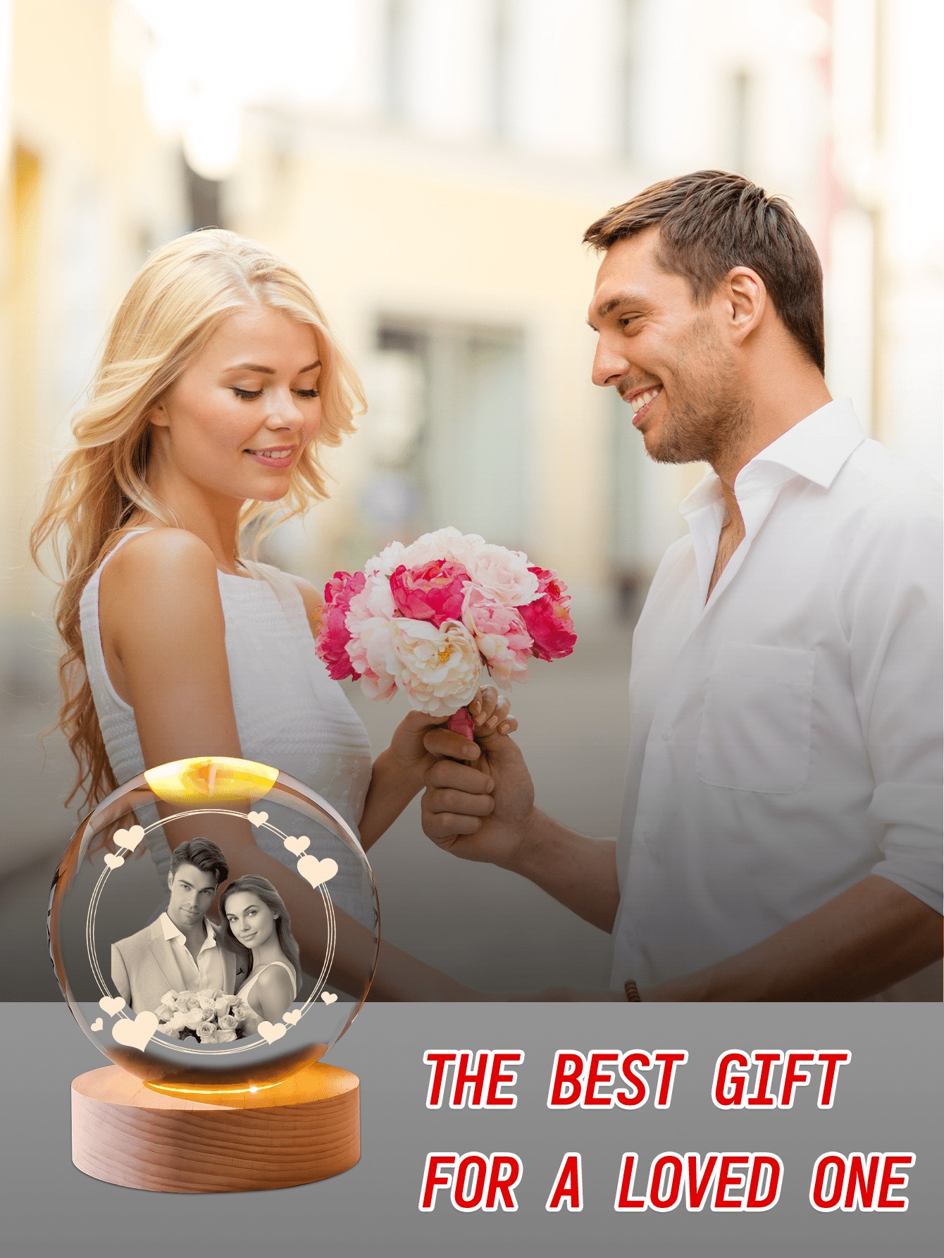 Personalized 3D Photo Crystal Ball