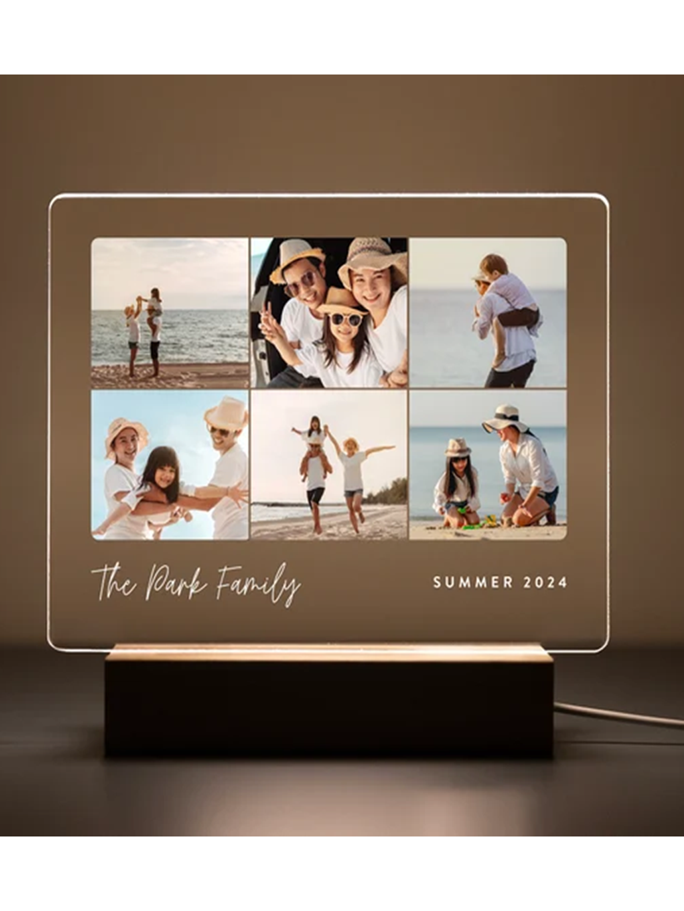 Custom Photo Collage LED Light