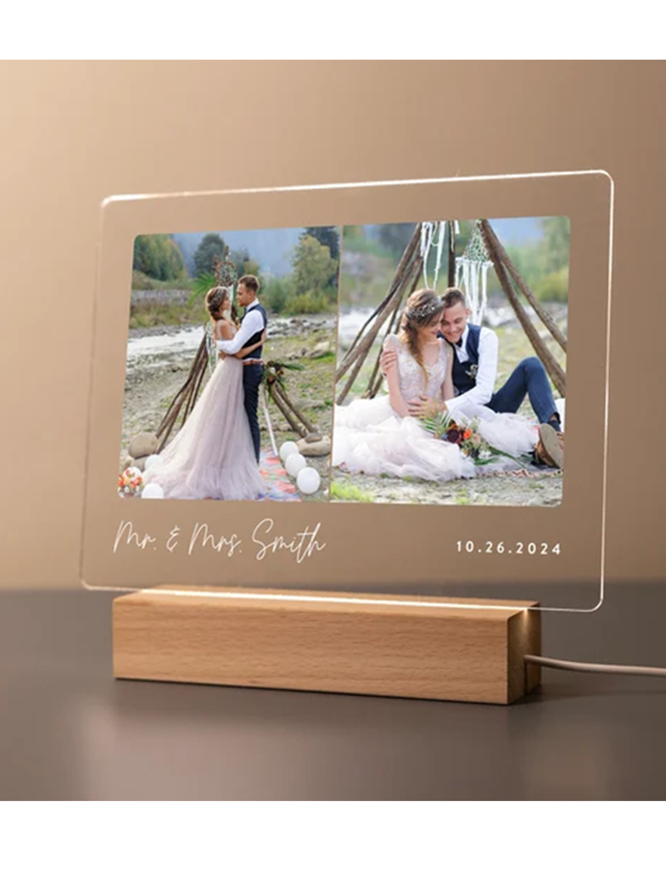 Custom Photo Collage LED Light