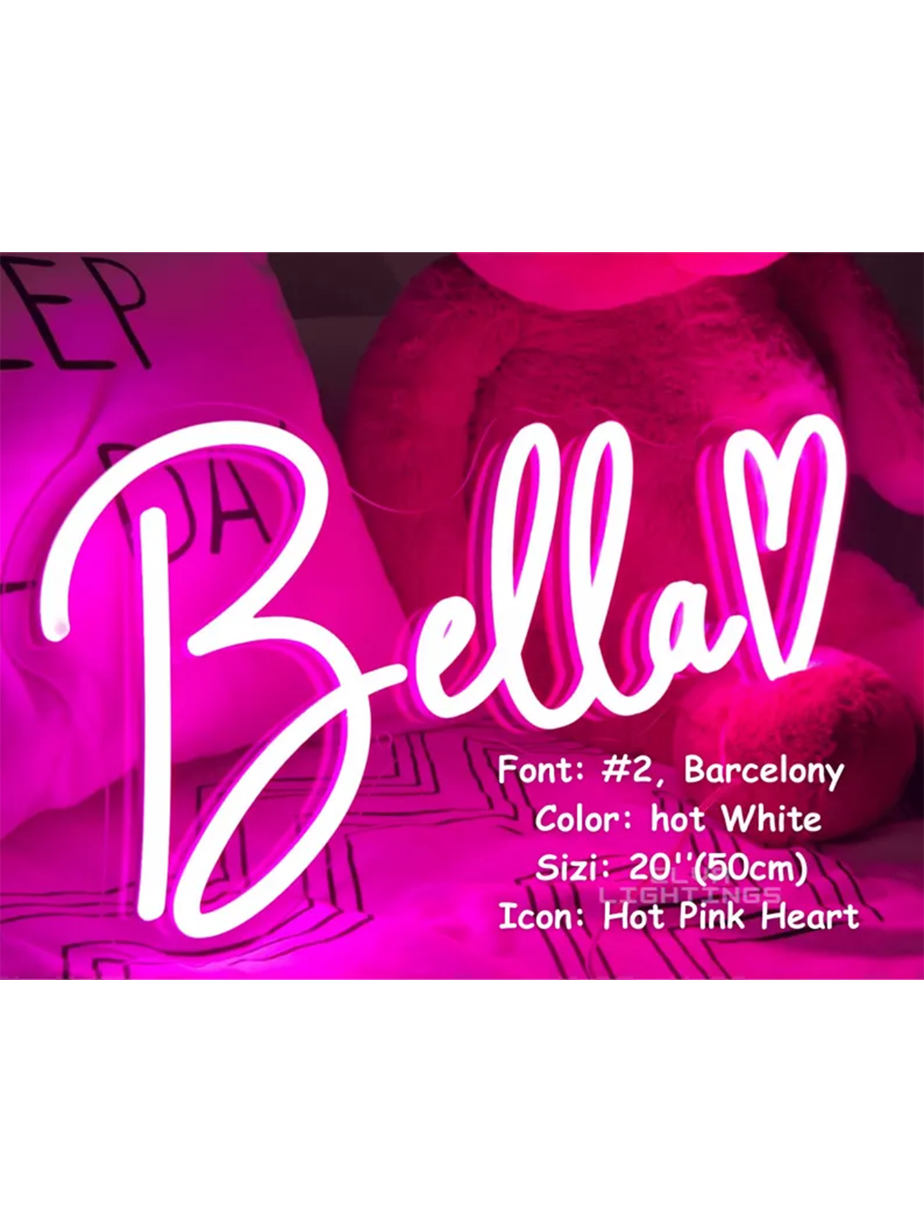 Personalized Neon Name Wall Light