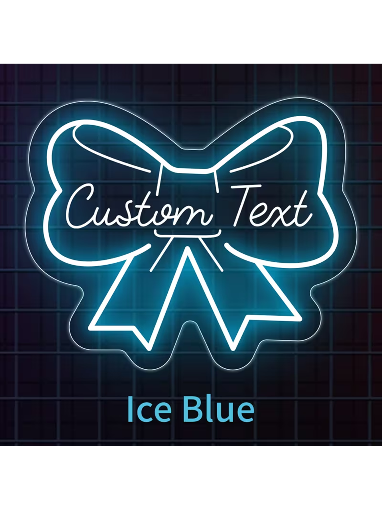 Custom Bow Neon Name Sign
