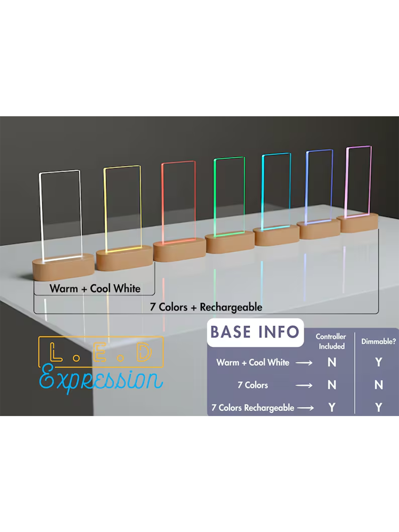 Custom Night Light as Valentines Day Gift - Anniversary gift - Romantic gift for couple - Gift for Him - Names And Date - Engagement Gift