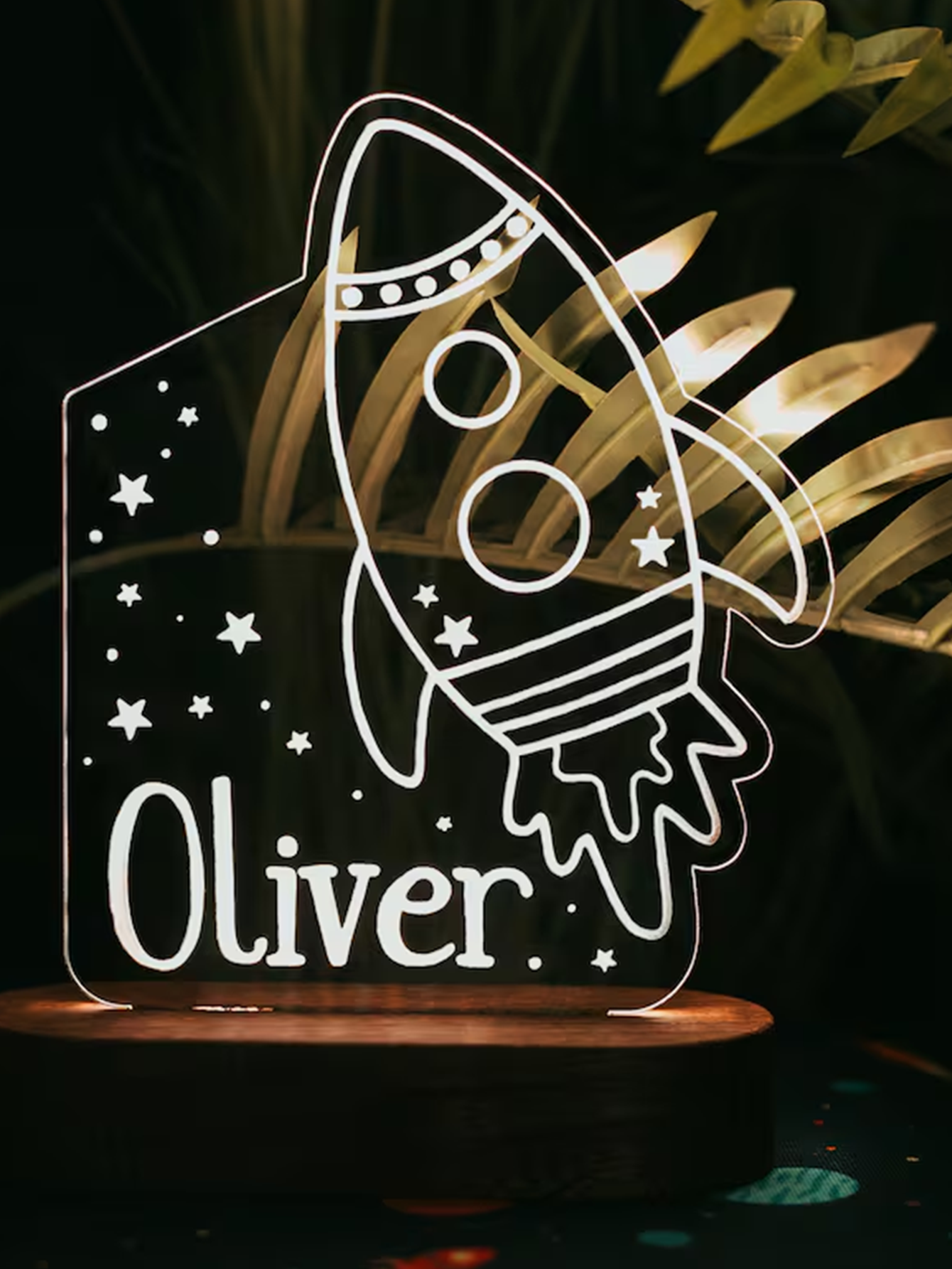 Personalized Rainbow Night Light - Gift for Baby