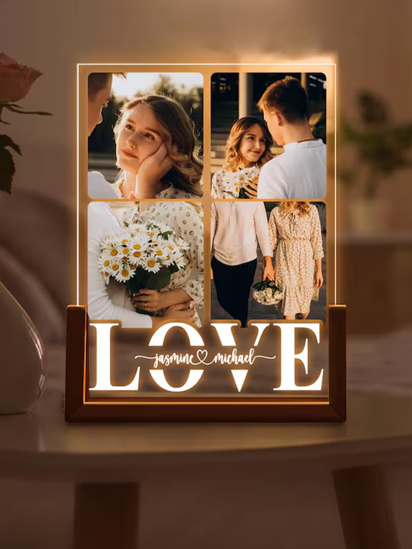 Personalized Photo LED Night Plaque Decoration