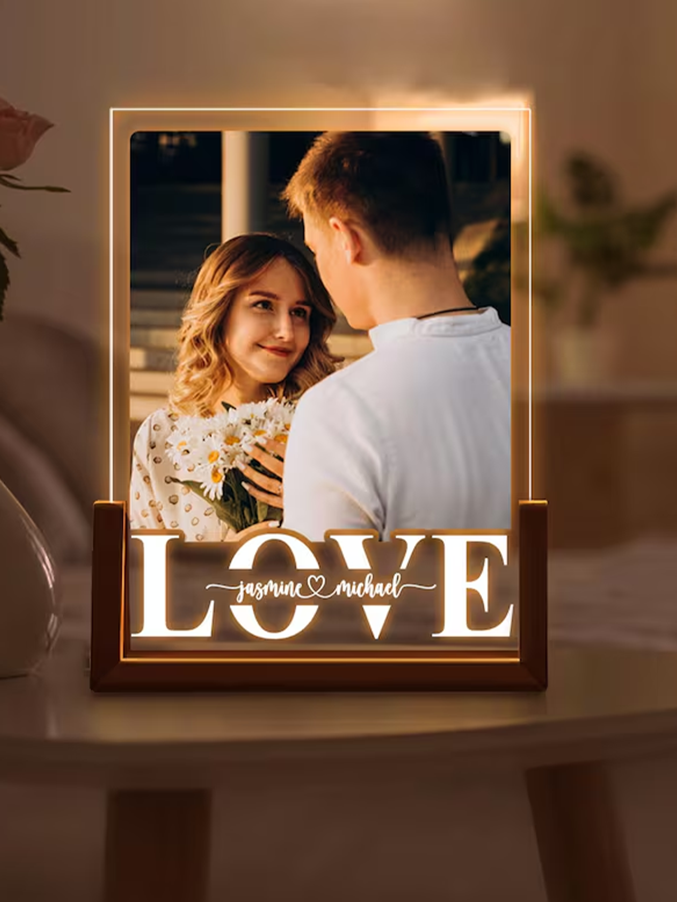 Personalized Photo LED Night Plaque Decoration