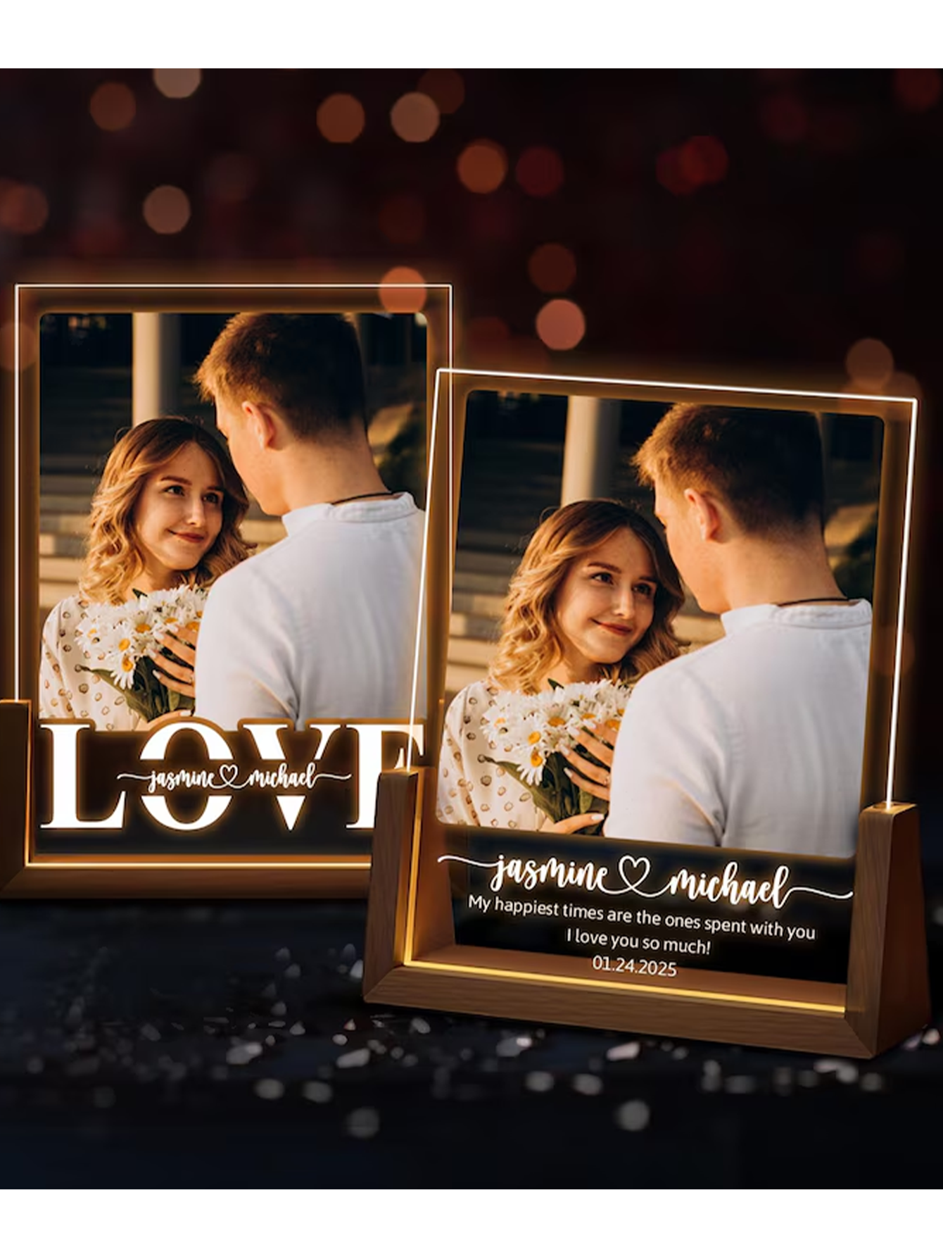Personalized Photo LED Night Plaque Decoration