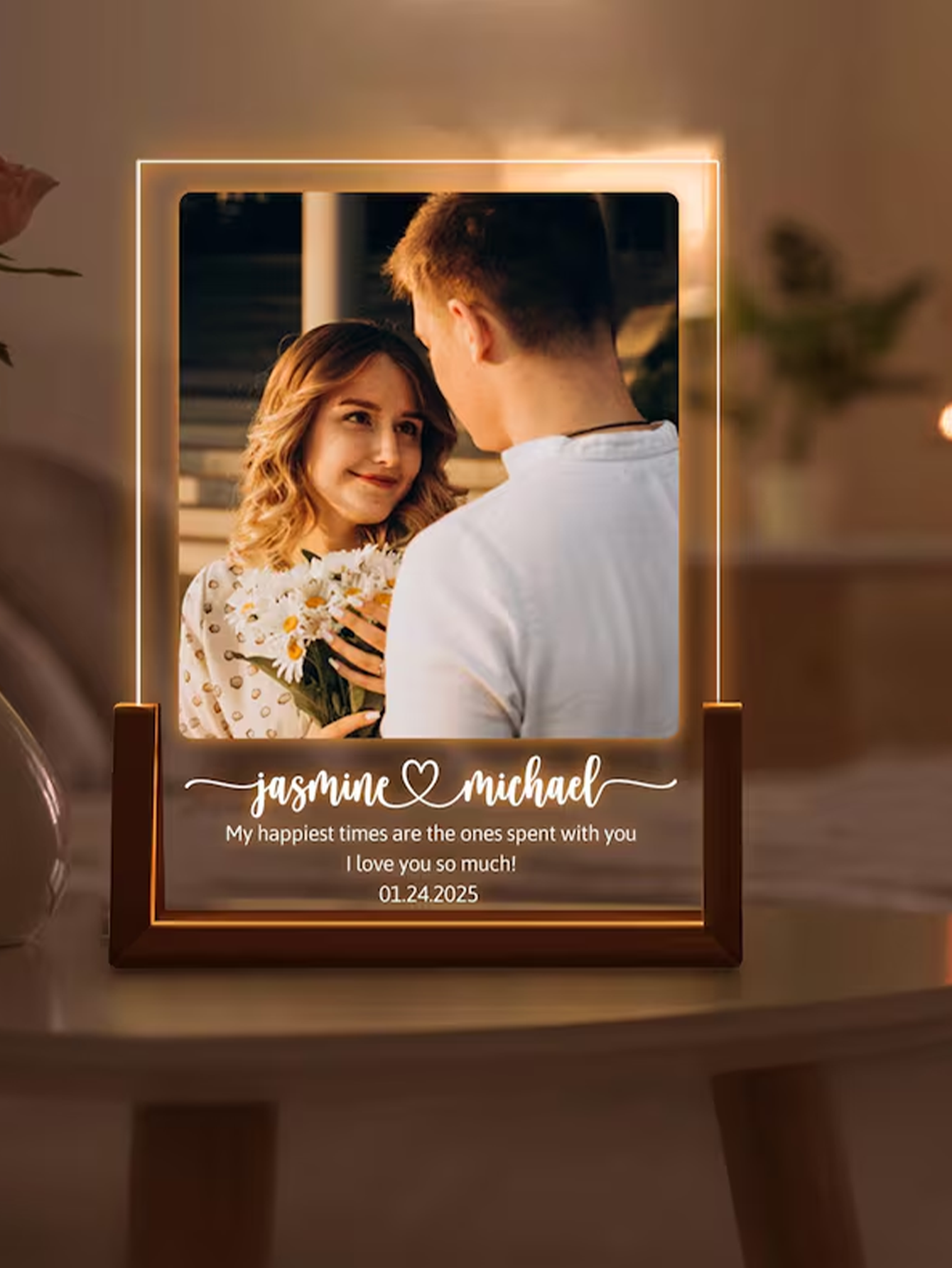 Personalized Photo LED Night Plaque Decoration