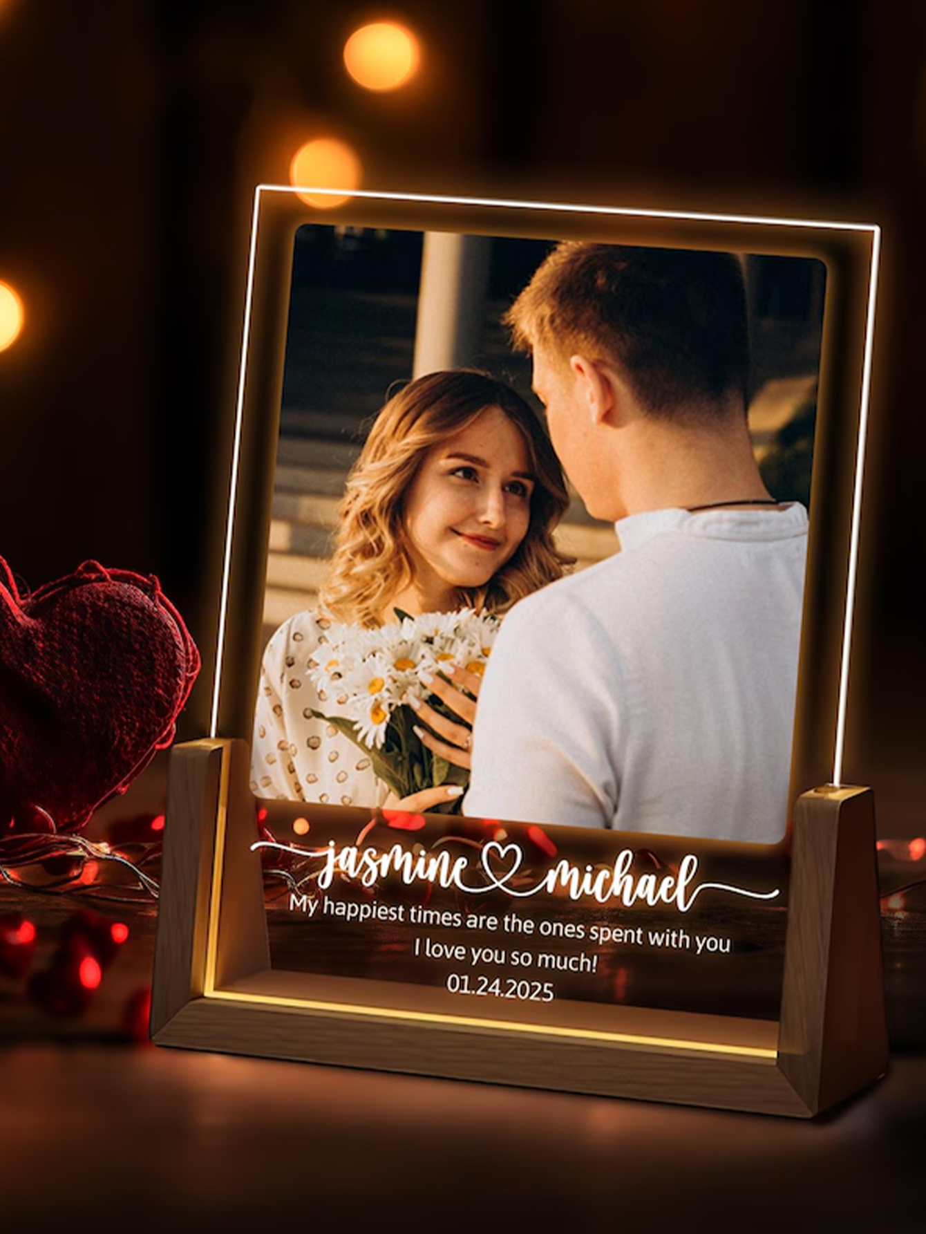 Personalized Photo LED Night Plaque Decoration